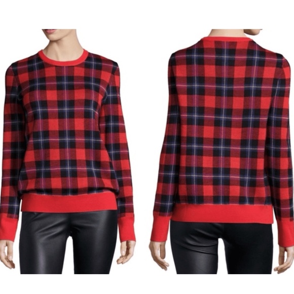 Equipment Sweaters - New without tags Equipment wool plaid jacquard tartan holiday crew neck sweater